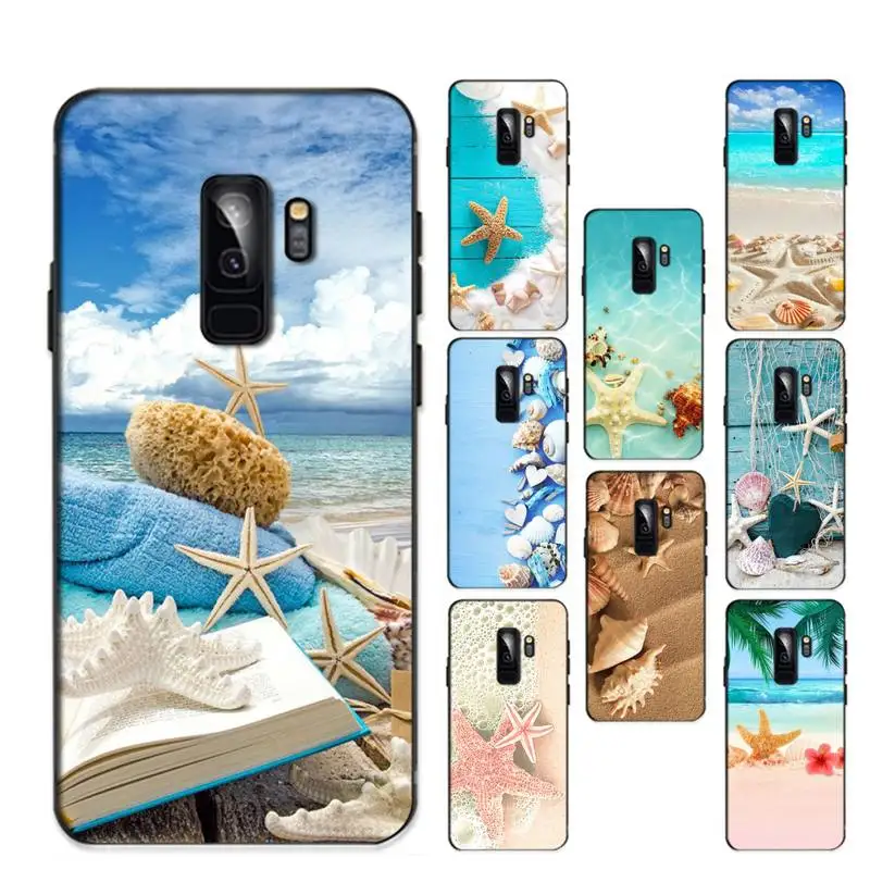 

RuiCaiCa Blue Wood Seashells Sea Star Phone Case For Samsung Galaxy S 20lite S21 S21ULTRA s20 s20plus for samsung S 21plus 20UlT
