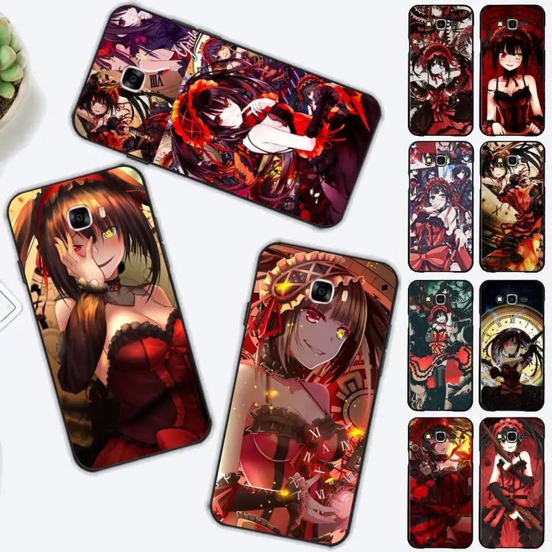 

Date a Live Tokisaki Kurumi Anime Phone Case for Samsung J 2 3 4 5 6 7 8 prime plus 2018 2017 2016 core