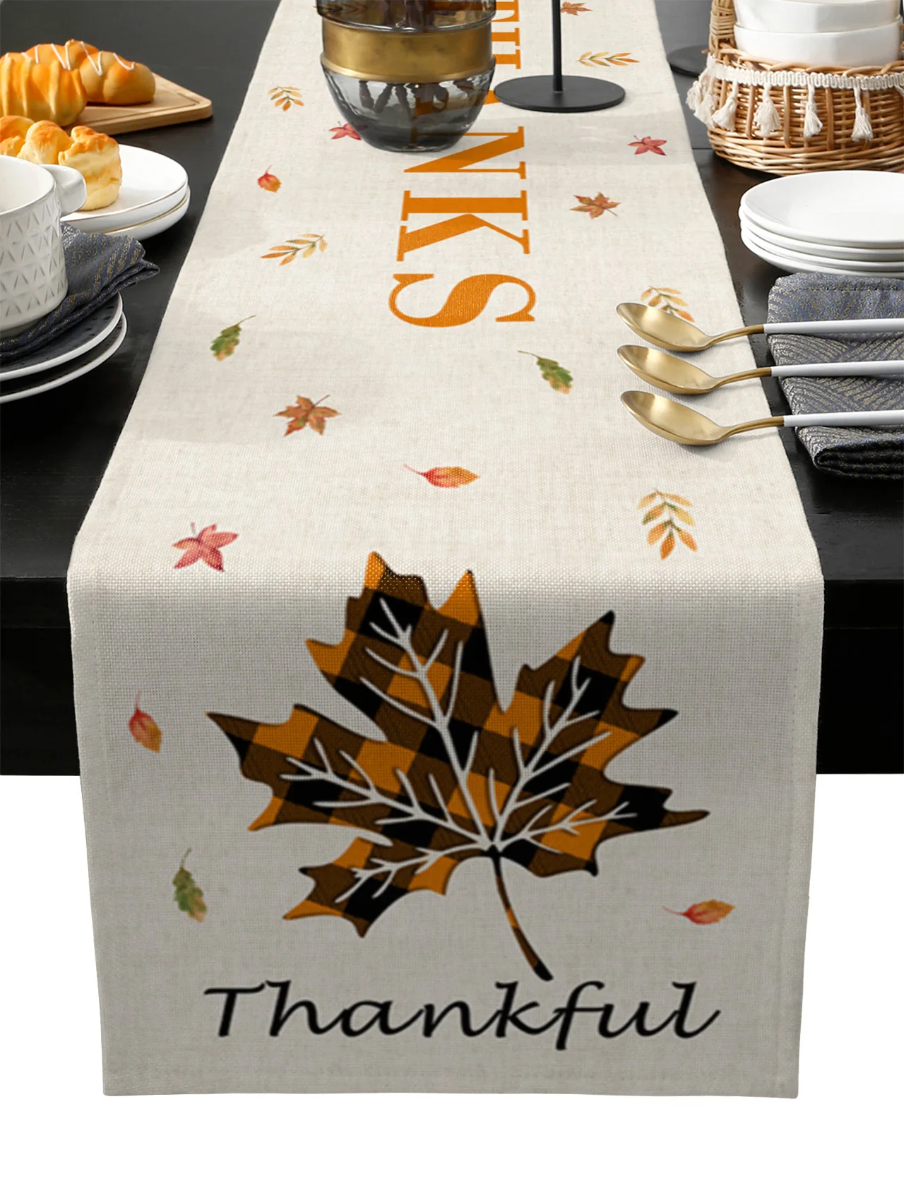 

Thanksgiving Leaves Table Runner Wedding Festival Table Decoration Home Decor Kitchen Table Runners Placemats