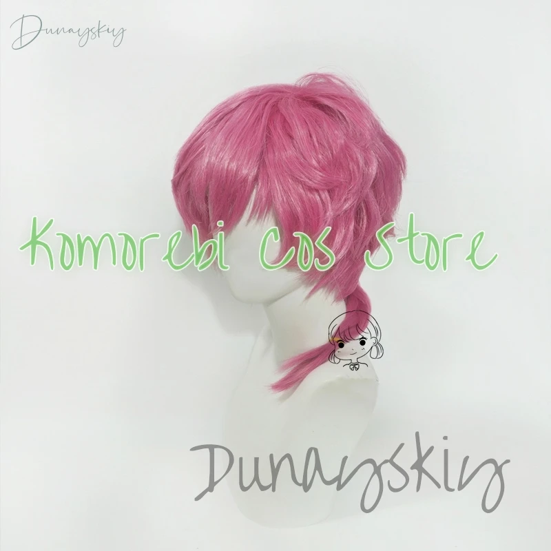 Новый аниме Ранма 1/2 Косплей Парик Черно-красные короткие волосы Хэллоуин