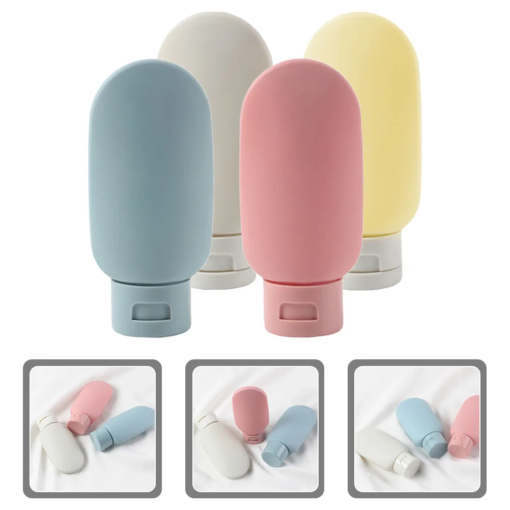 

Travel Bottle Home Supplies Lotion Portable Wear-resistant Empty Multi-function Compact Container Silicone