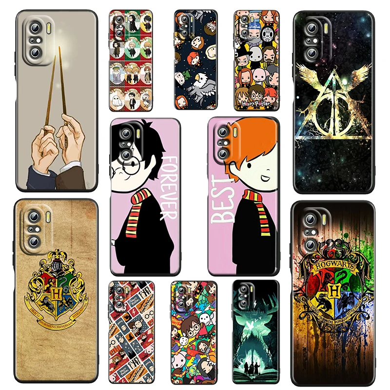 

Ring Potters Wand Harries Black Phone Case For Xiaomi Redmi K50 K40 Gaming K30 K20 Pro 5G 10X 10C TPU Soft Silicone Fundas Capa