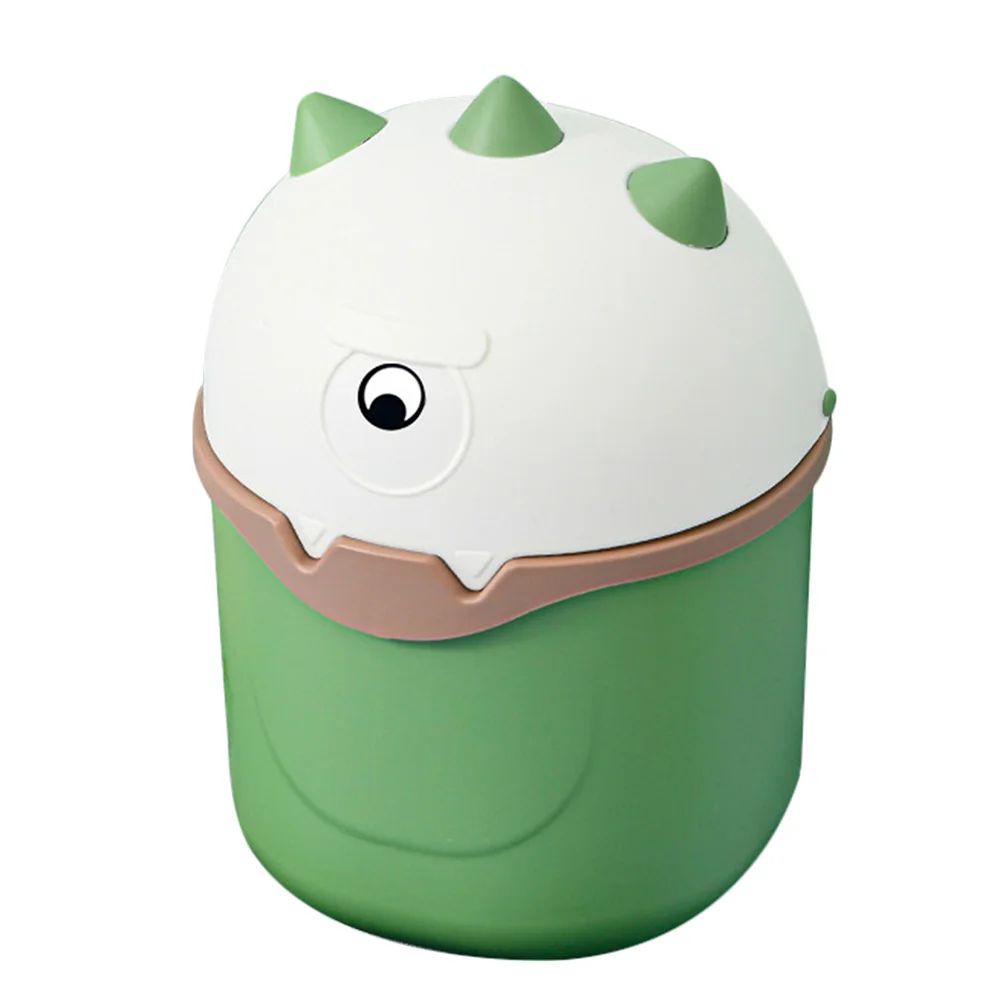 

Trash Can Bin Garbage Mini Waste Tiny Room Container Kawaii Decor Rubbish Desktop Tabletop Bins Wastebasket Office Countertop