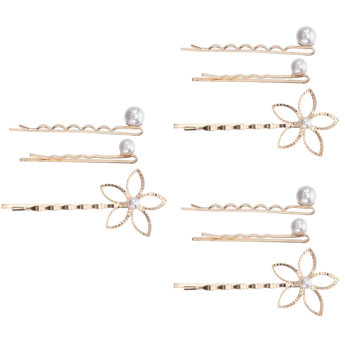

45 pcs Hair Clips Pearl Hair Pin Bobby Pin Fashion Decorative Hair Barrette for Women Girls