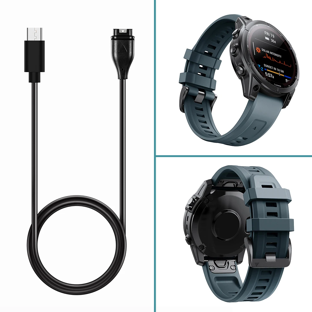 

USB-кабель для зарядки Garmin спуск G1/Fenix7/tactical X7, передача данных, шнур зарядного устройства типа C, 1 шт., USB-зарядное устройство