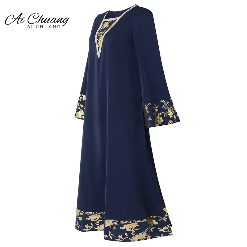 New Muslim Robe Islamic Clothing for Women Middle East Duibai Arab Ramadan Prayer Lace Polka Stiching Elegant Abaya Belt Dress
