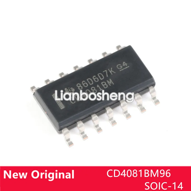 

10 шт. новый оригинальный CD4081BM96 SOIC-14 CMOS четыре 2-входа и шлюз