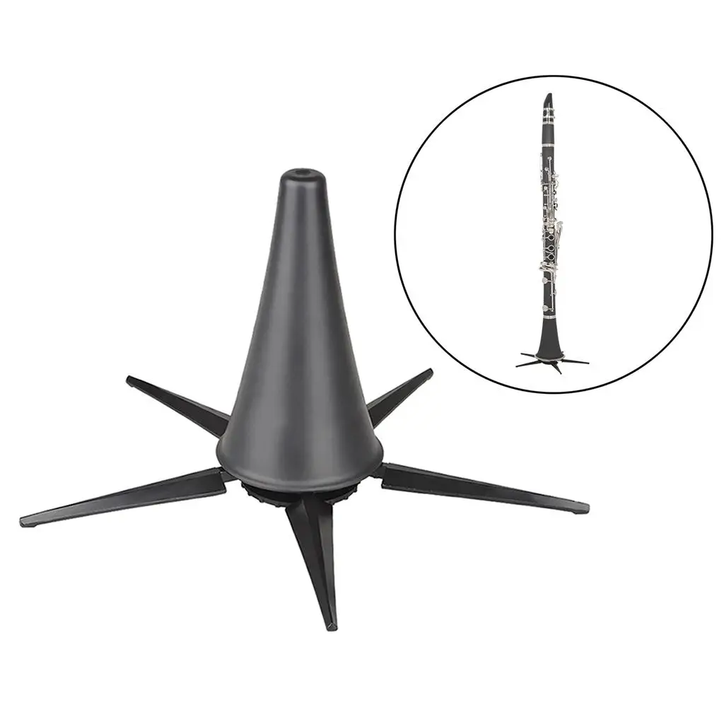 

Clarinet Stand Portable Foldable Detachable-Leg, lute Holder Musical