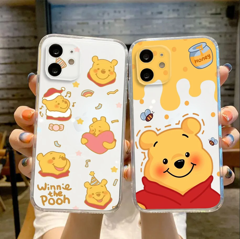 Мягкая фотография B14 Winnie Bear для Moto G4 Plus G41 G5 G50 G51 G5S G6 Play G60 G7 Power G71 G9