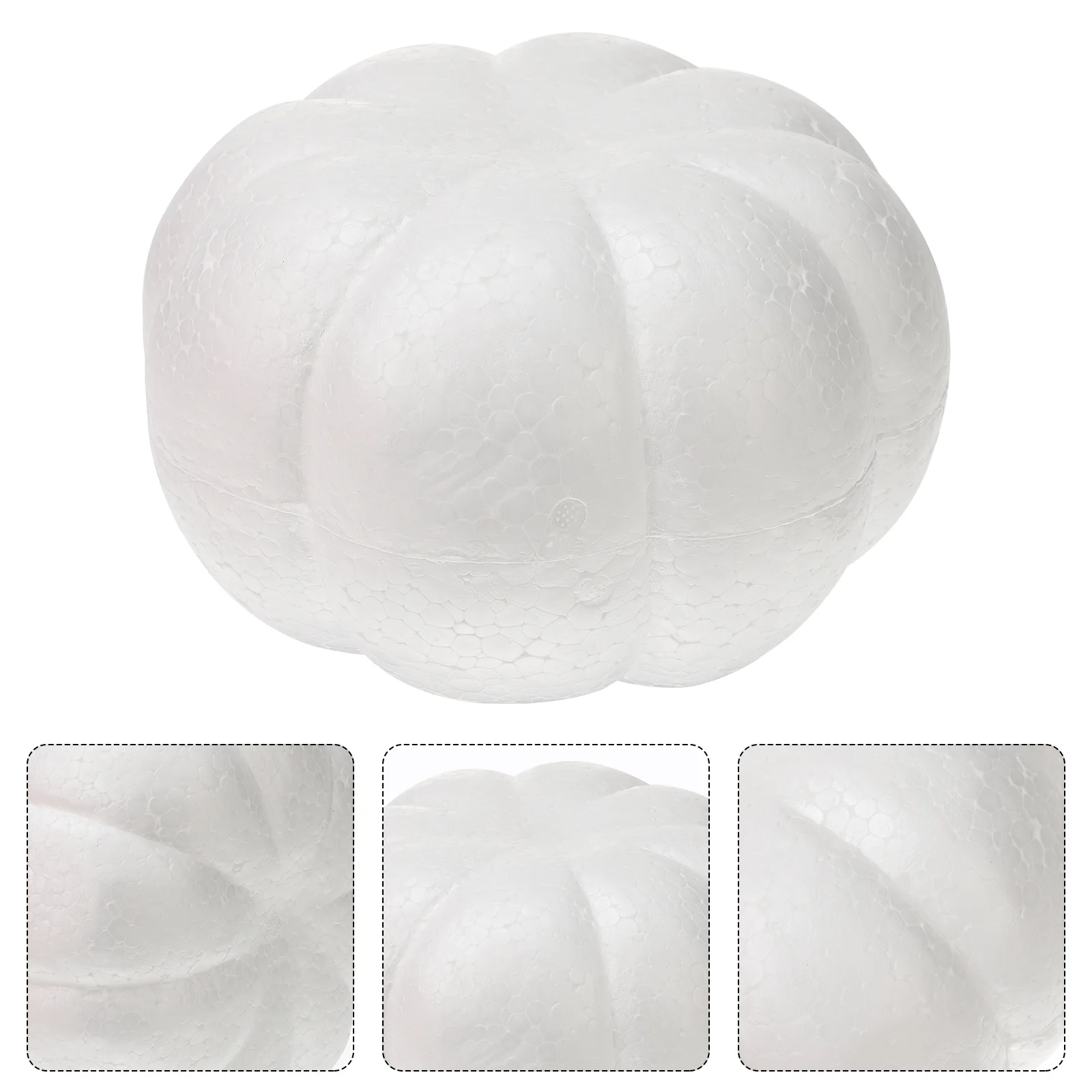 

White Pumpkin Simulation Mold Home Accessories Sculpture Mini Child House Decorations