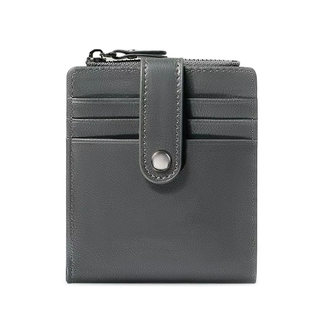 New Classic Design Men's Business Leather Multi Card Light Durable Fashion Appearance Short Brand Wallet