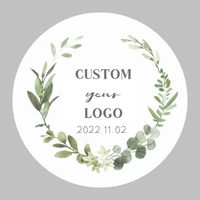 customize wedding stickers invitation favor labels add your logo pictures text personalization custom stickers 100pcs