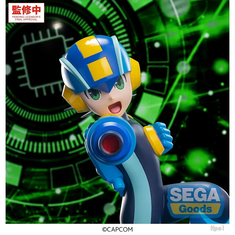 Фото Оригинальная фигурка SEGA Luminasta Mega Man Battle Network - MegaMan.EXE, аниме-модель, игрушка, подарок №2