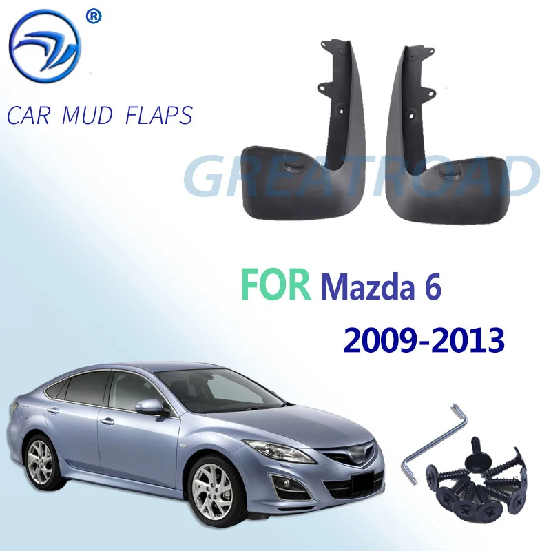 

Брызговики передние для Mazda 6 2009-2013 GH, 2010, 2011, 2012, 2 шт.