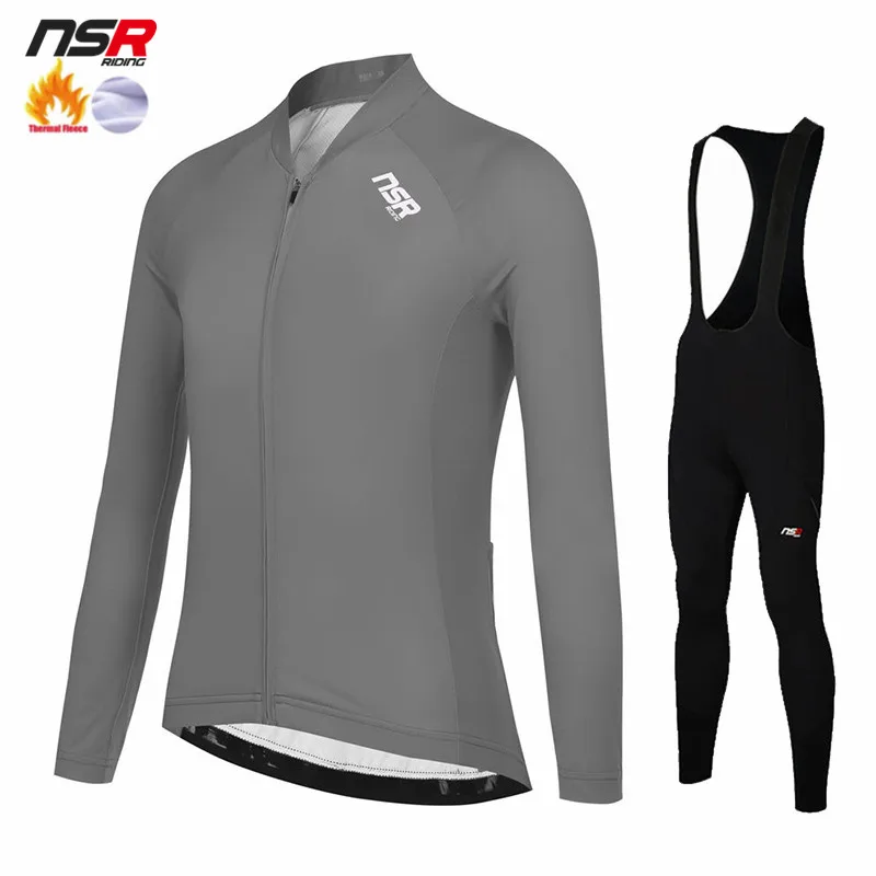 

Новинка 2022, Корейская одежда NSR Team Pro для велоспорта, термальный флисовый комплект велосипедной одежды, Мужская одежда для велоспорта