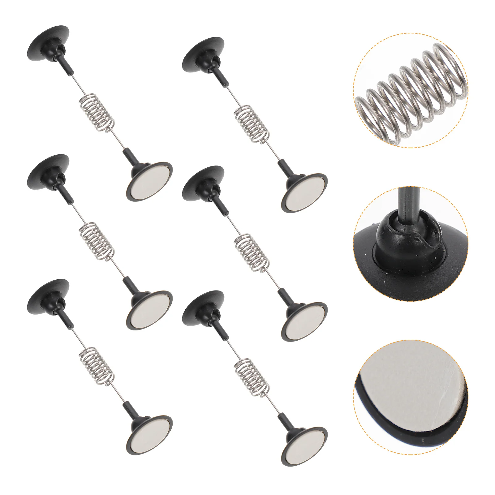 

6pcs Plastic Merchandise Sign Clips Label Display Holders Spring Clip-on Holder