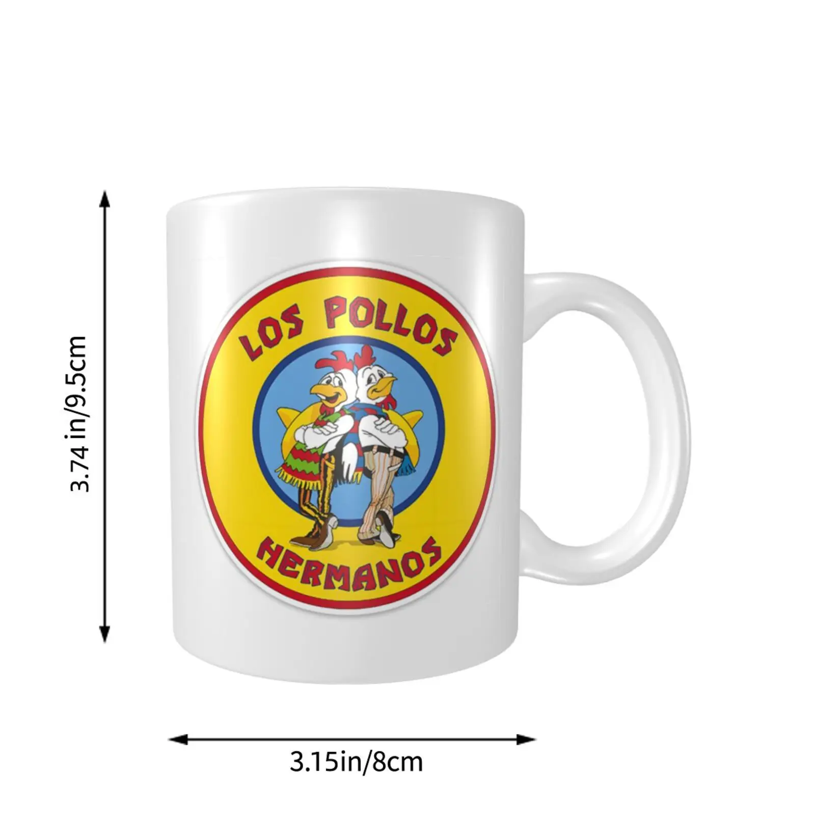 Los Pollos Hermanos 4 арабские кофейные чашки чашка латте керамическая кружка на заказ