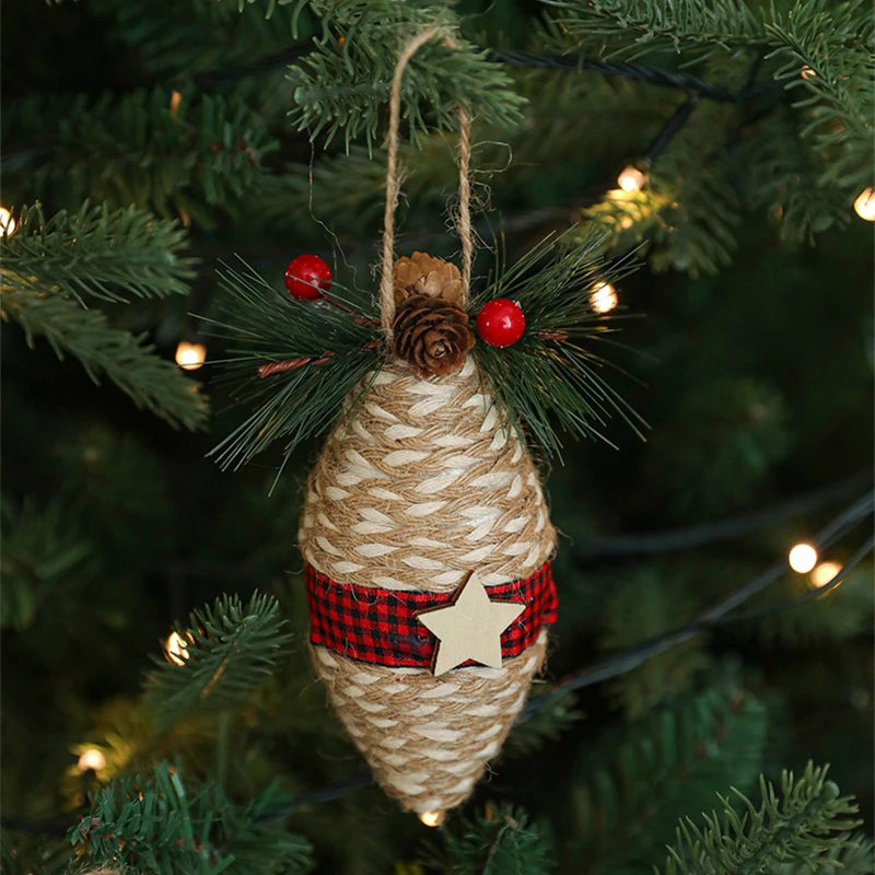 3 шт. Новогодние декоративные шарики в виде красных ягод