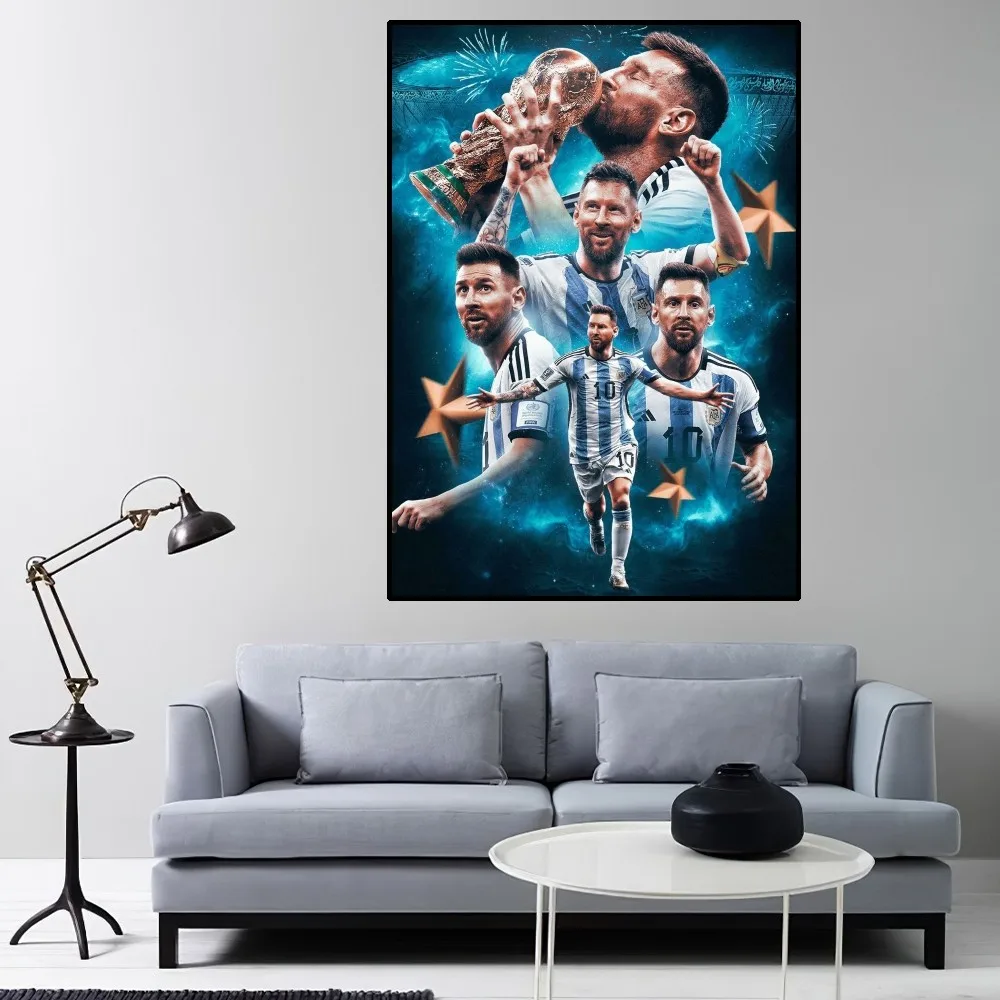 L-Lionel Foot Star M-плакат Месси домашний декор для комнаты гостиная спальня