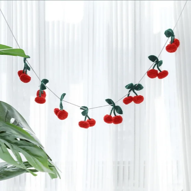 

Ручной вишневый войлочный шар Bayberry