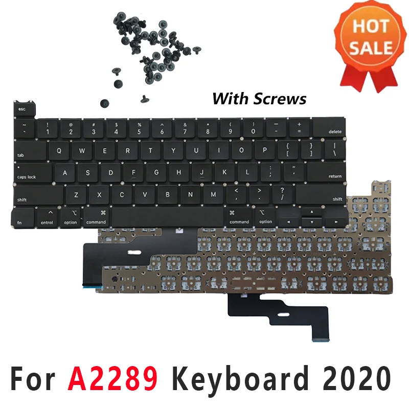 A2289 колпачки для клавиш ноутбука Macbook Pro Retina 13 дюймов 2020 сменная клавиатура EMC 3456