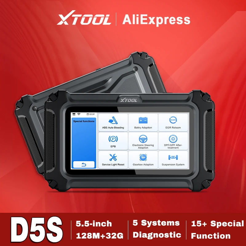 XTOOL D5S OBD2 Профессиональный автоматический диагностический инструмент Береговое