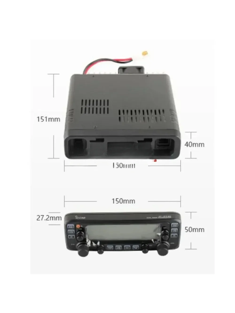 Для мобильного радио ICOM IC-2730E двухдиапазонный VHF 137-174 МГц UHF 400-470 50 Вт FM-трансивер
