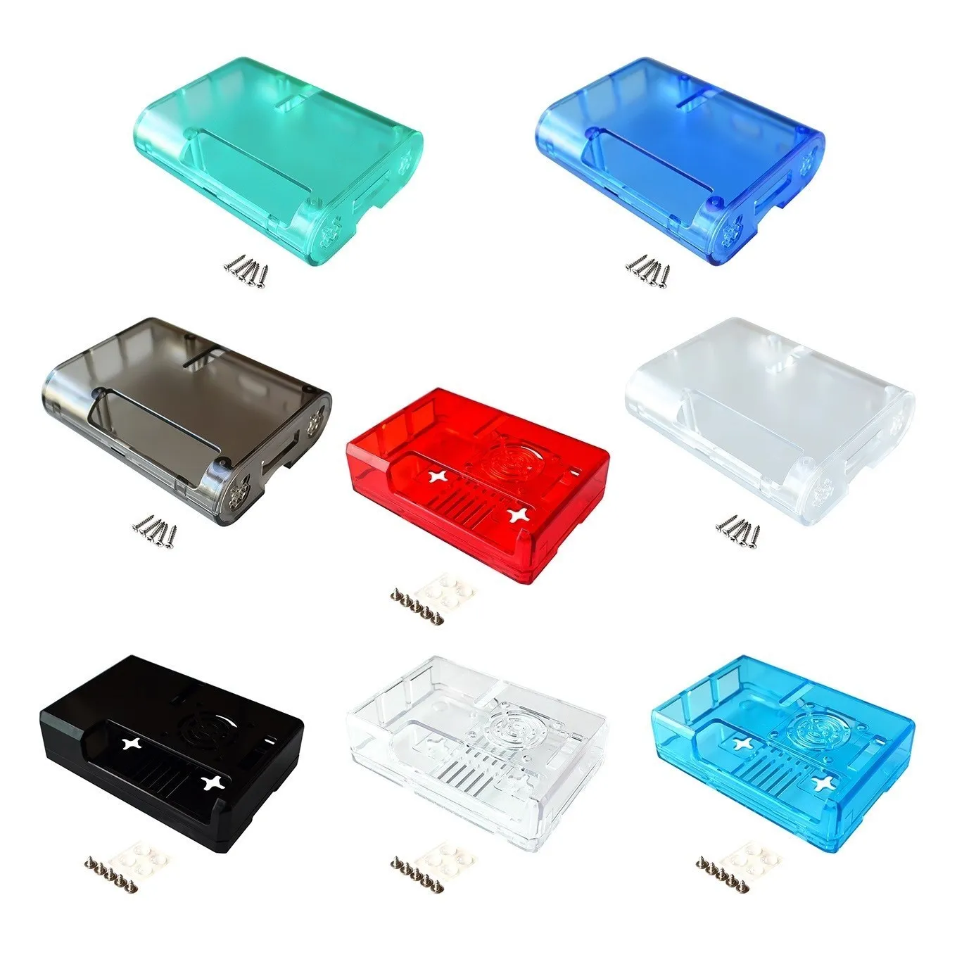 Корпус для чехла Raspberry PI 3B + из АБС-пластика GPIO имеет отверстия использования