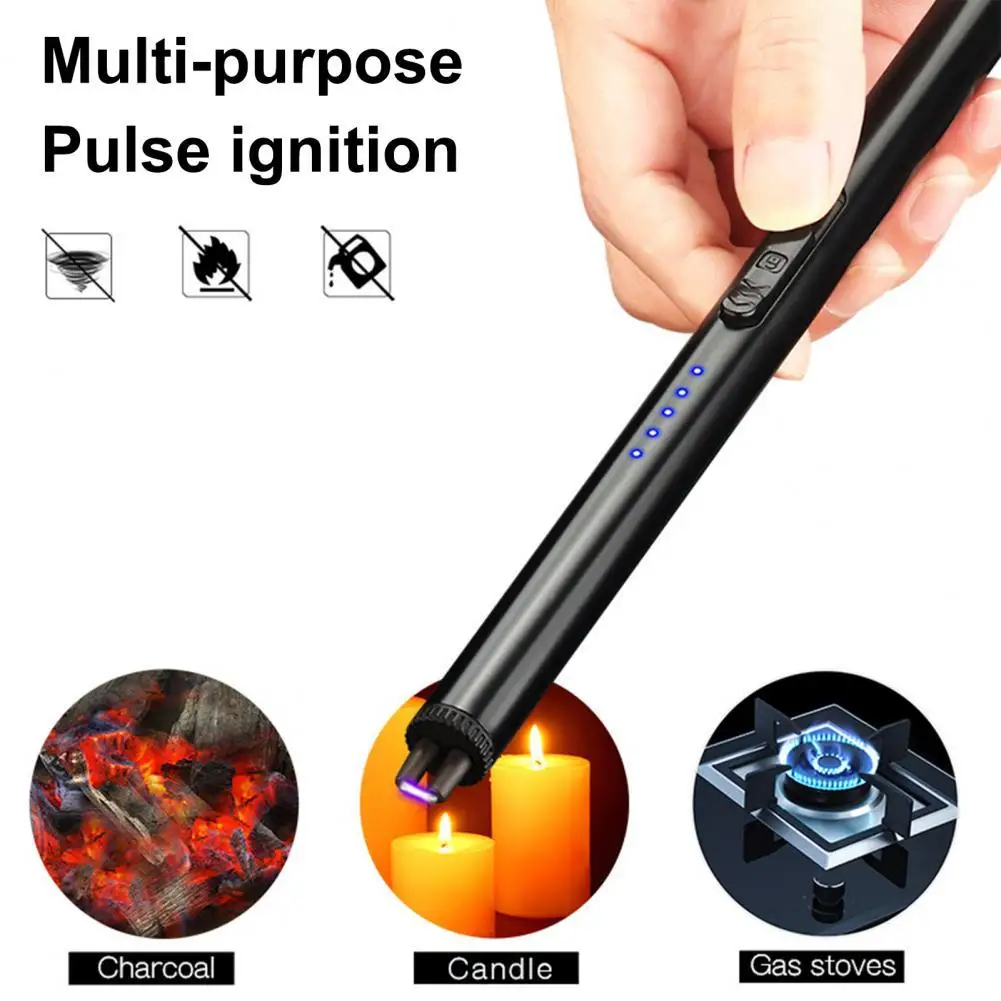 

USB Charging Durable Electric Plasma Igniter with Battery Indicator for Hiking
