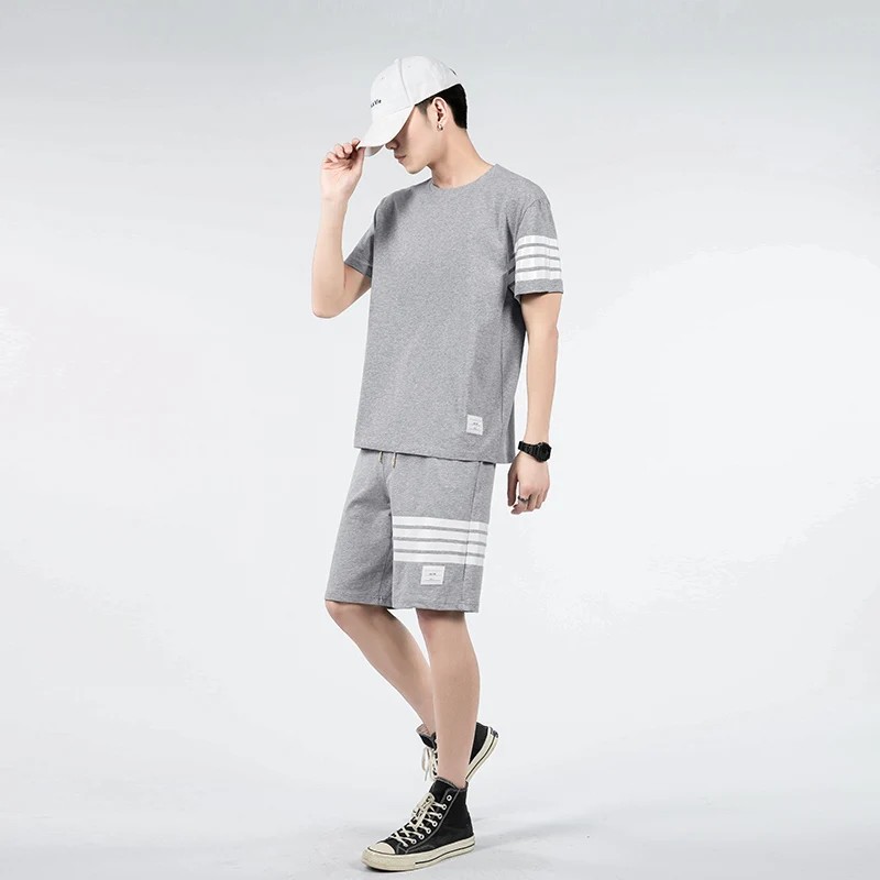Men Clothing 2022 Men's Sets Designer Clothes Korea Fashion T Shirts Shorts Tracksuit Sweatsuits Sweatpants  Plus Size Two Piece