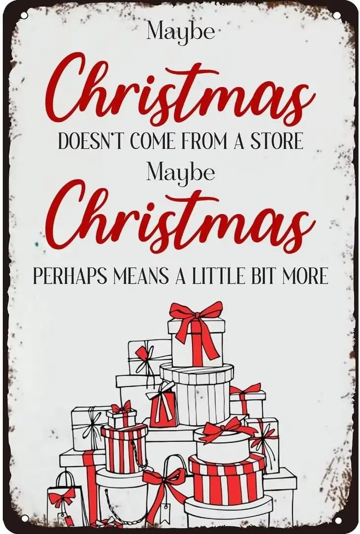 Может быть Рождеством не приходить из магазина Рождество за почти означает