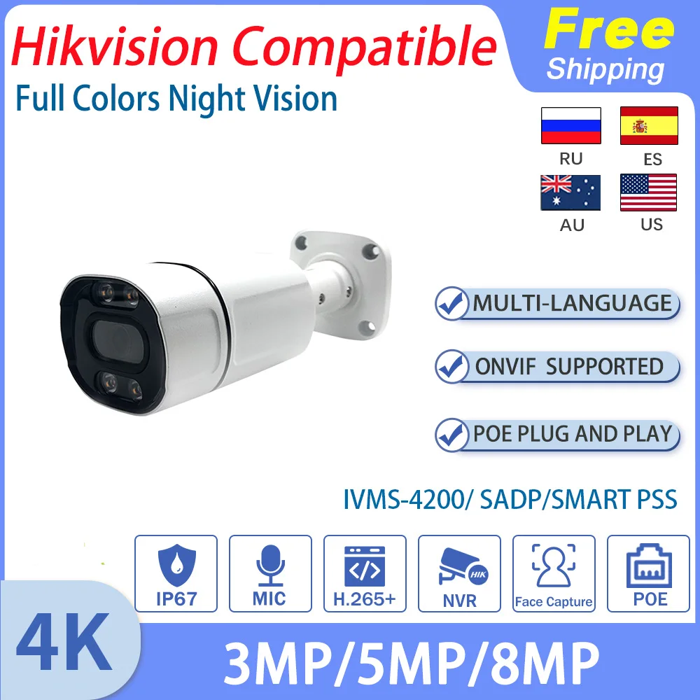 

IP-камера IMX415, 8 Мп, 4K, POE