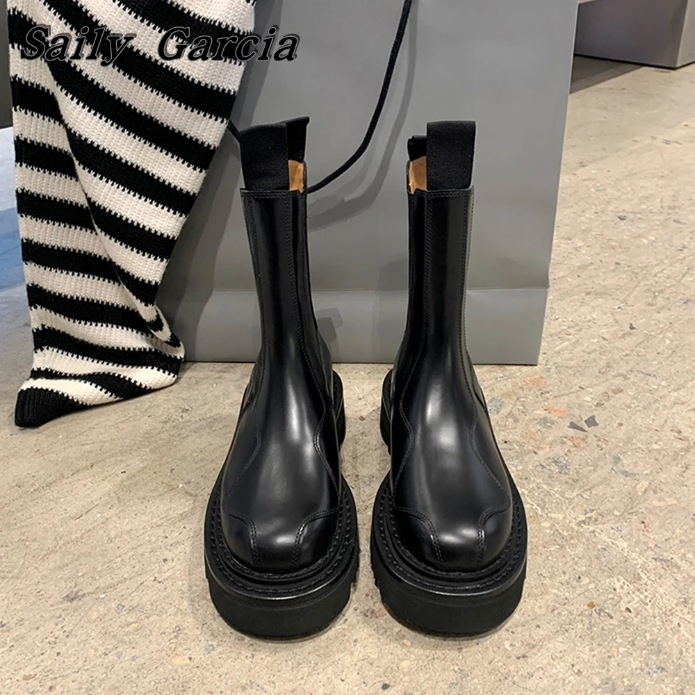 Ботильоны женские из натуральной кожи