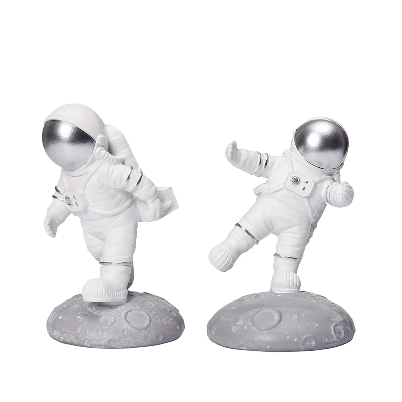 

Astronaut Phone Holder, Resin Phone Stand Multifunctional Desktop For Kids Creative Figurine Astronaut Statues