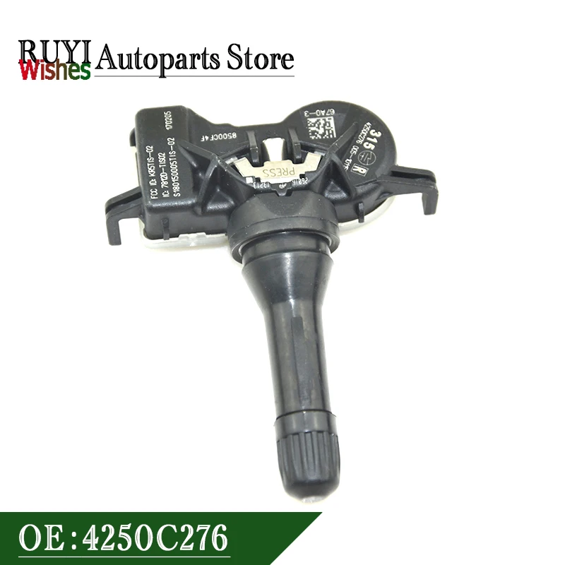 Высококачественный датчик давления в шинах TPMS 4250C276 4250D585 для MITSUBISHI ECLIPSE CROSS 2018-2020 315 МГц
