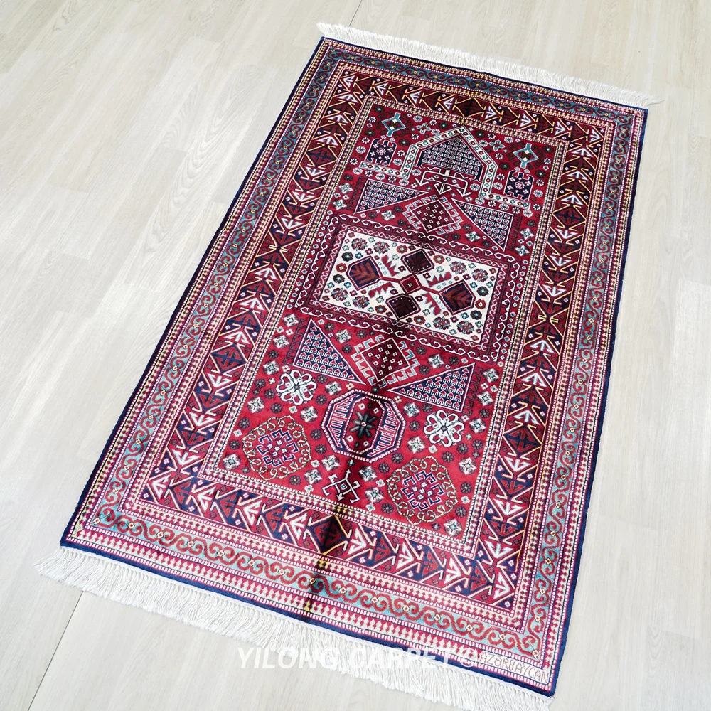 Рисунок 3 - Плетеный вручную шелковый Племенной ковер 91x152 см