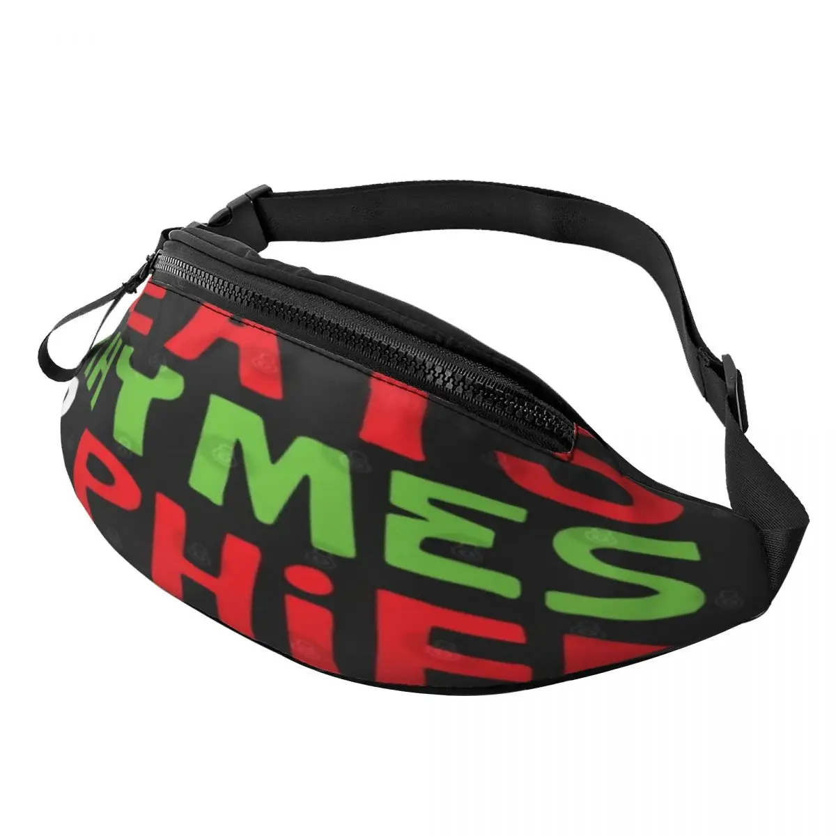 

Забавная поясная сумка Beats Rhymes & Phife, вместительная сумка через плечо в стиле ретро, под заказ