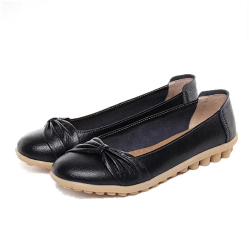 

Genuine Leather Women Casual Shoes Flats Loafers Shoes Woman Flats Shoes Female Loafers Slip-on Walking Shoes Woman
