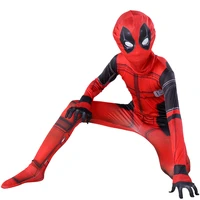 deadpool costume cosplay kids adult suit anime superhero cosplay death waiter anime adult spider costume man anime