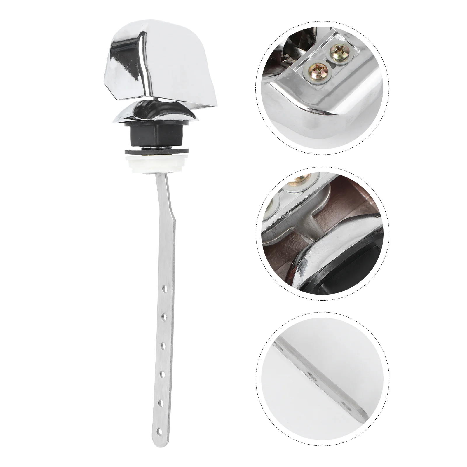 

Toilet Handle Flush Lever Replacement Tank Mount Trip Side Arm Button Water Universal Broken Parts Push Mansfield Levers Front