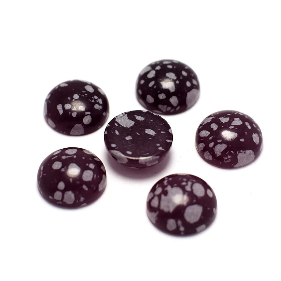 

10 шт. круглые Агатовые черные кабошоны 12 мм натуральный камень полированный плоский