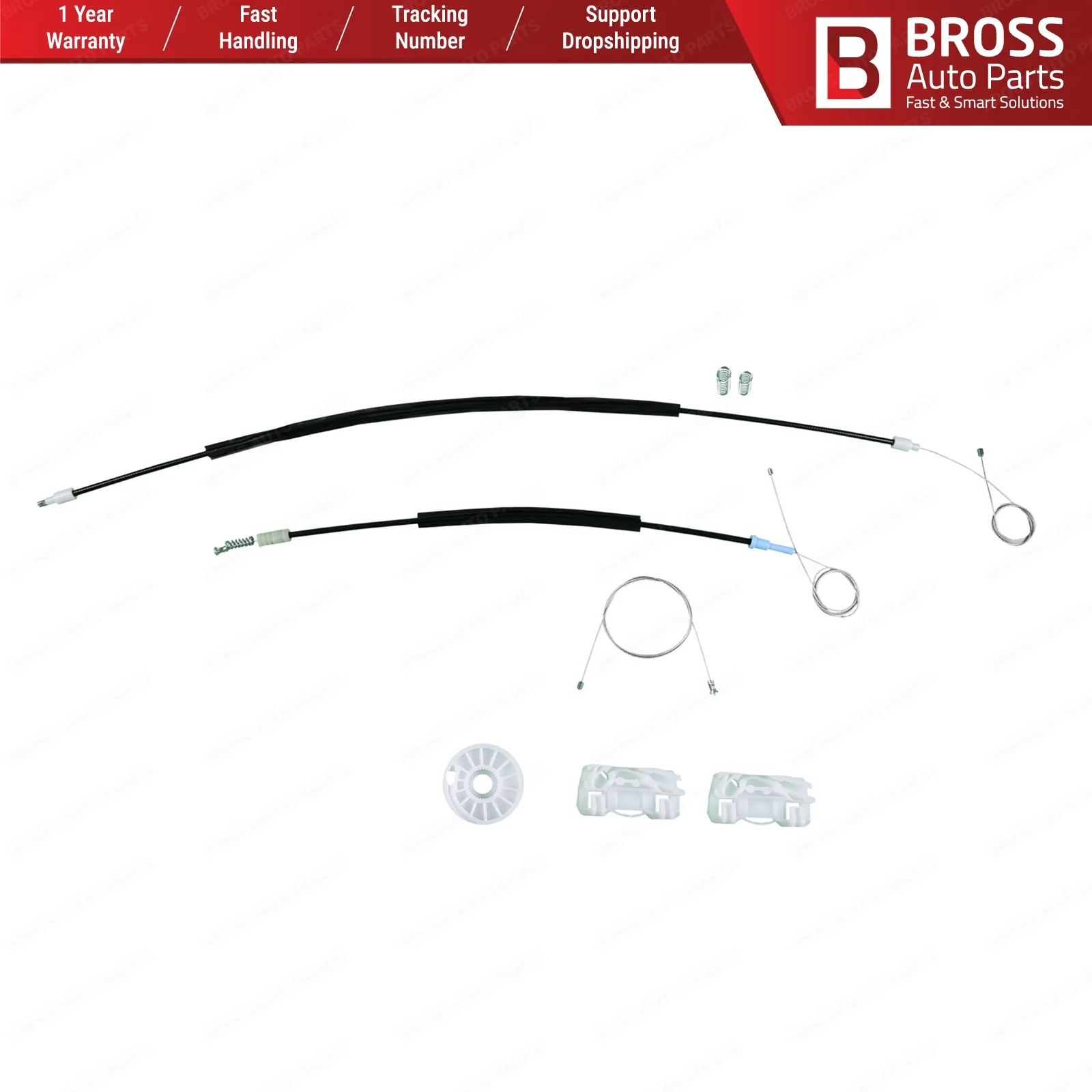 Bross автозапчасти BWR469 электрическая мощность регулятор окна Ремонтный комплект