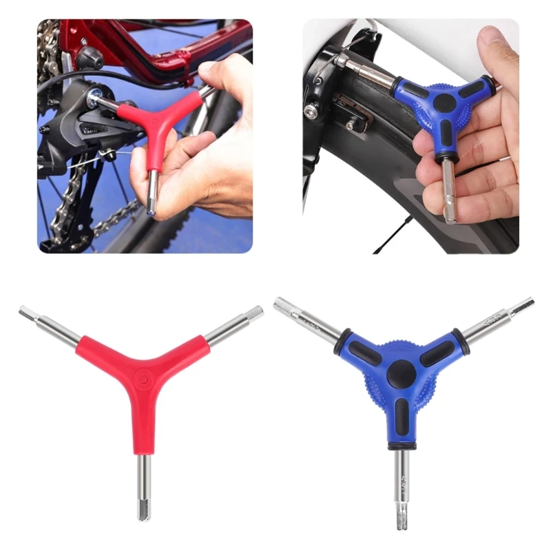 

Y-Shaped Wrench Bicycles 3 Way 4/5/6mm Spanners Bike Allen Key Tools
