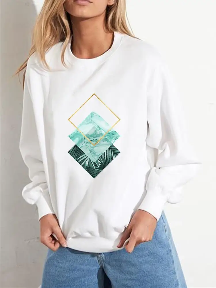

Autumn Spring Print Fashion Clothes Casual Graphic Sweatshirts Lovely Style Trend Cute 90s Women Wear Clothing Pullovers