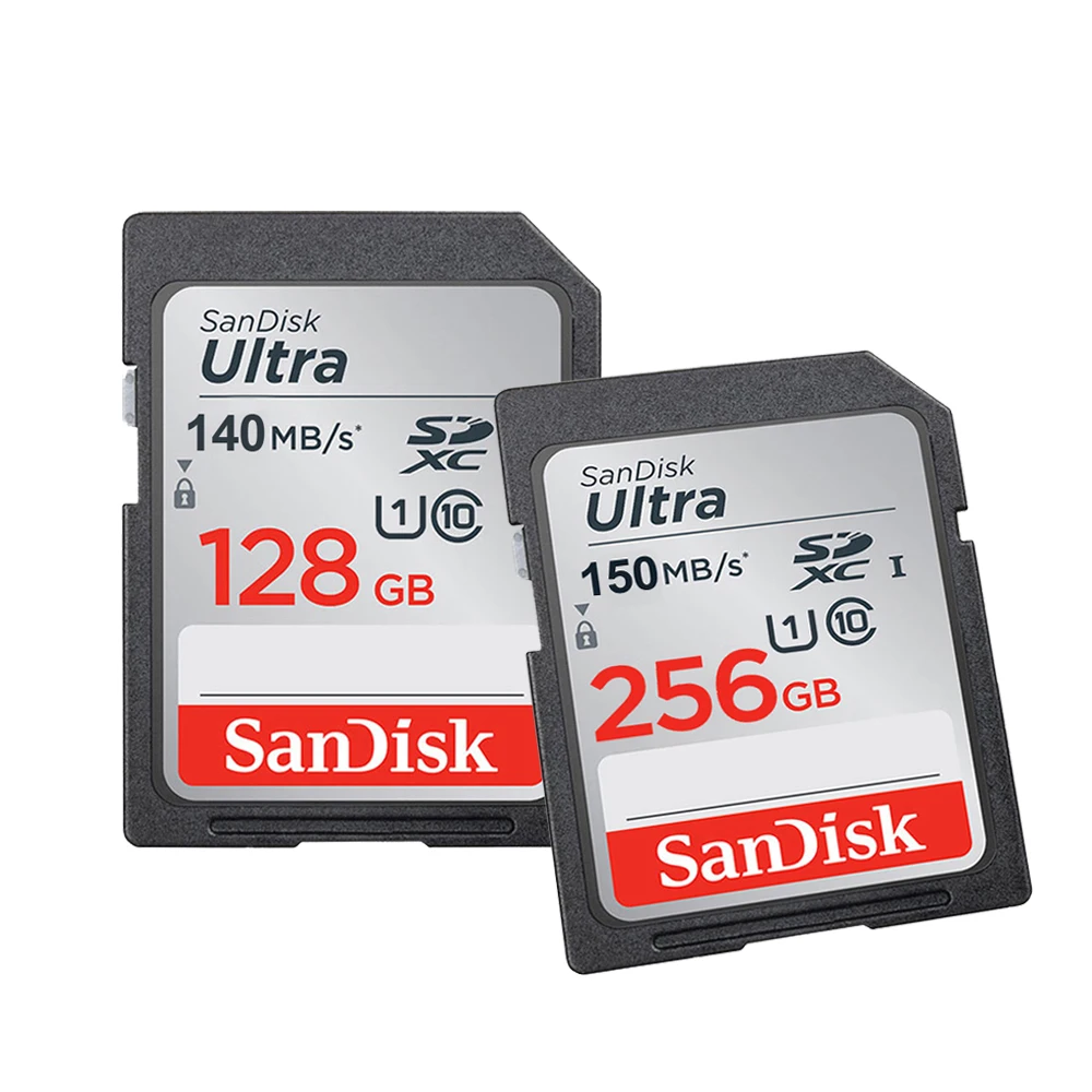 Карта памяти SanDisk Extreme SD класс 10 256/128/120/64/32 ГБ