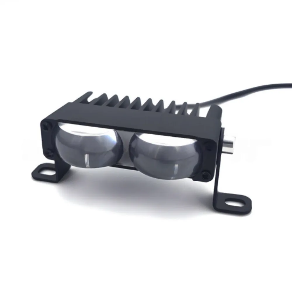 

Автомобильные фары, бампер, противотуманные фары, решетки, рабочие фары, линзы, автомобильное освещение, 6 линз, двухцветный желтый и белый светодиодный светильник