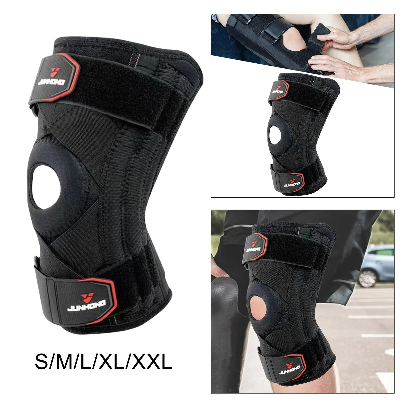 Наколенник Амортизирующая поддержка колена для тренировок спорта пеших