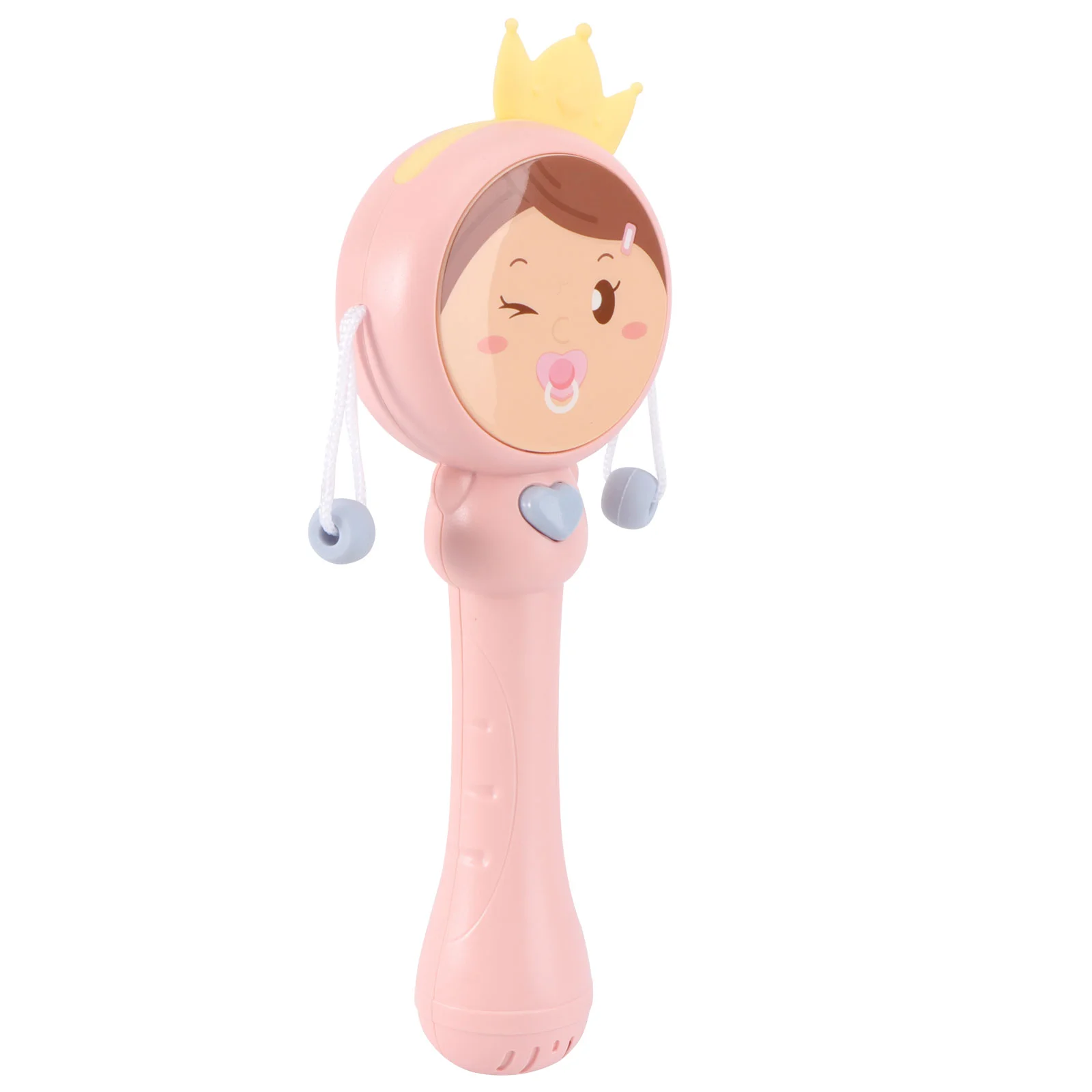

1Pc Baby Rattle Teether Infant Toddler Teething Educational
