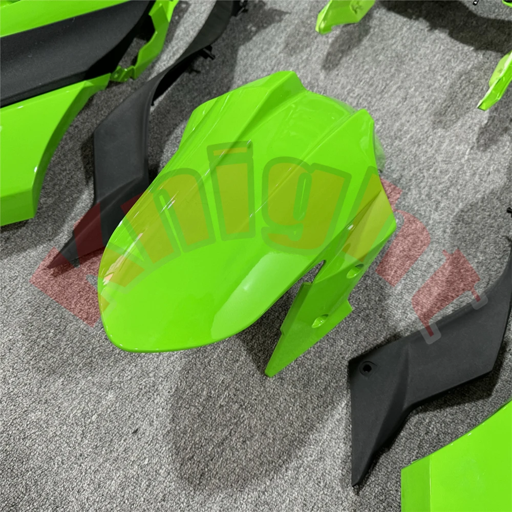 Фото Комплект обтекателя для инъекций пластика мотоцикла, подходит для Ninja 250/300 2013-2017, обтекатель зеленого и черного цвета EX250/300 13-17 лет №3