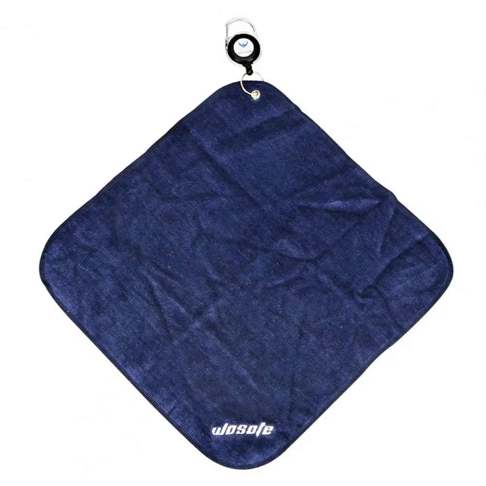 

Golf Towel Club Towel Double-sided Sweat-absorbent Cotton Golf Ball Club Head Wiping Cloth Cleaner With Hook 골프용품